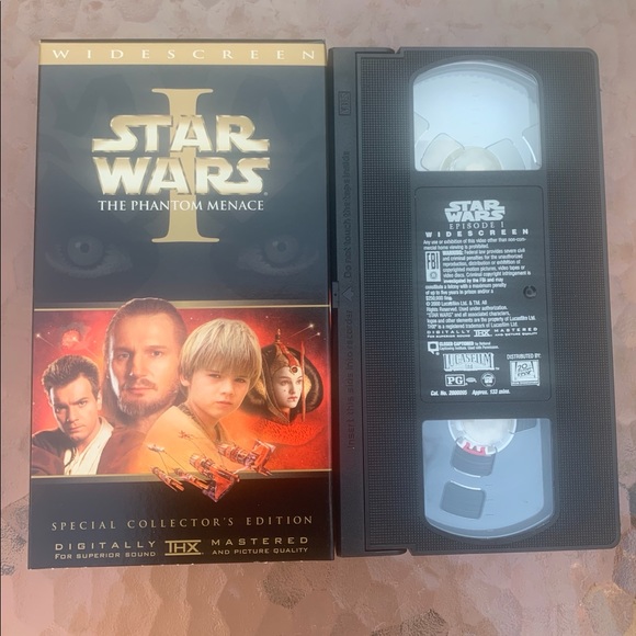 4 Star Wars Phantom Menace Widescreen VHS Chewbaca Stormtrooper Ice Mold Bundle - Picture 5 of 16